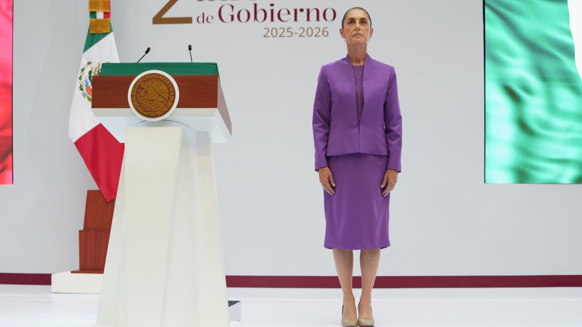 El look que utilizó Claudia Sheinbaum en el Segundo Informe de Gobierno: colorimetría, diseñador, modista y más
(Foto: RS)