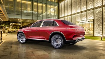 La vista trasera del Maybach