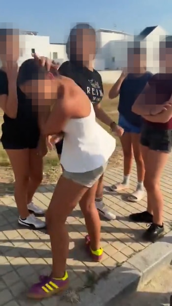 Imagen de las presuntas agresoras.