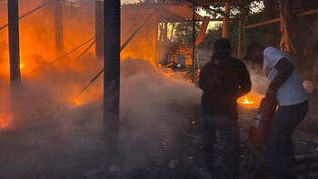 Los habitantes trasladaron a uno