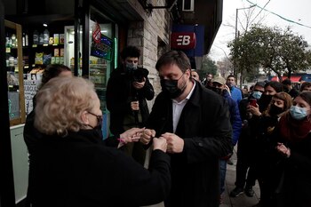Leandro Santoro en Villa Lugano