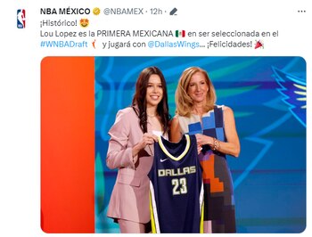 La cuenta oficial de NBA