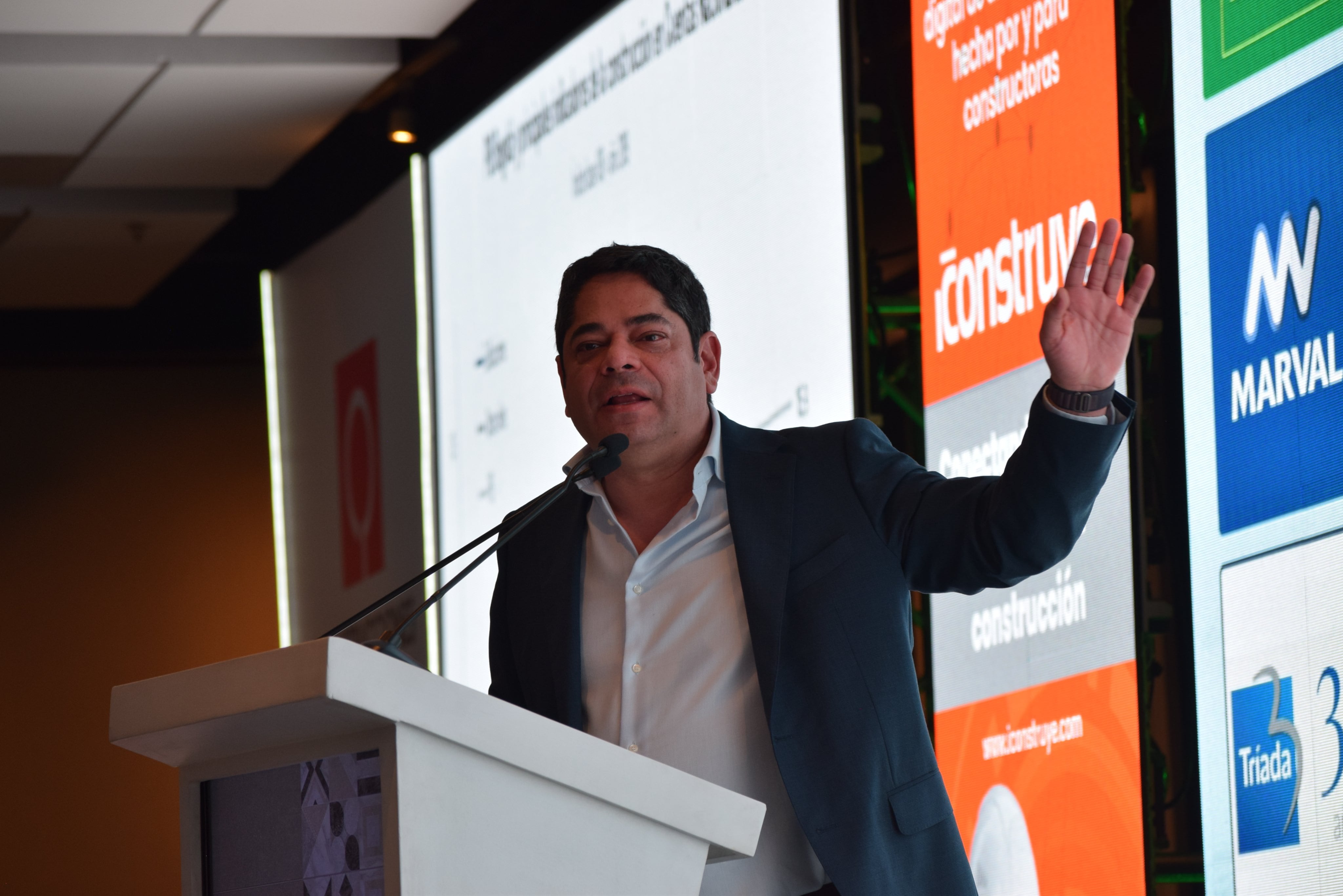 Guillermo Herrera, presidente de Camacol, intervino en la 54ª Asamblea Anual de Afiliados de Bogotá – Cundinamarca - crédito Camacol Bogotá - Cundinamarca
