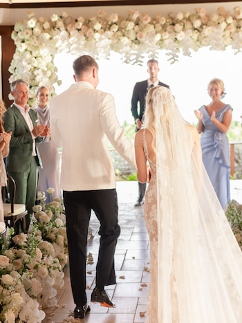 La boda de MrBeast y Thea Booysen