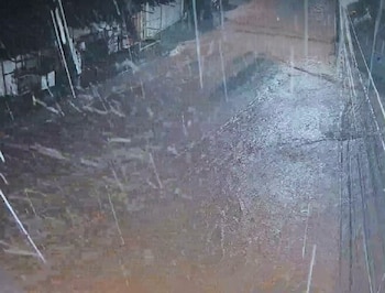 Las precipitaciones en el sector de Carmelitas Descalzas superaron los 30 milímetros, según los registros de la AMDC. (Foto: Cortesía)
