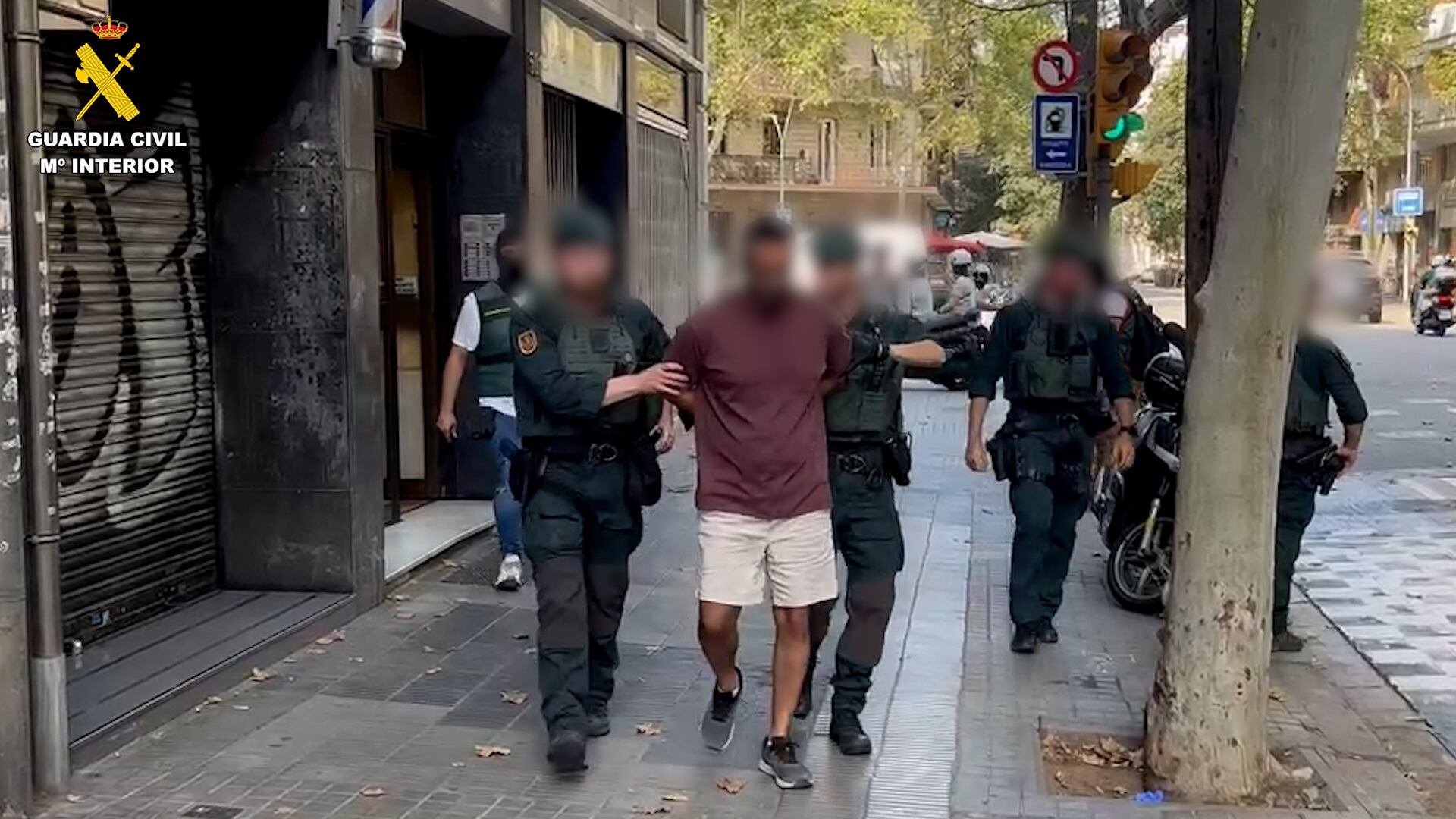 Foto de archivo de detenidos por yihadismo en Cataluña relacionados con los drones de Hezbolá para atentar contra Israel. (Guardia Civil/ Europa Press)