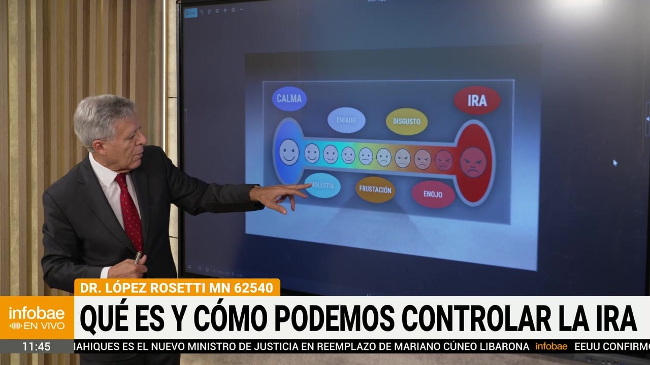 El cardiólogo Daniel López Rosetti define la ira como una emoción básica y resalta la importancia de su gestión para la salud emocional