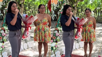 Lis Padilla se mostró emocionada