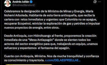 Andrés Julián Rendón - crédito @AndresJRendonC/X