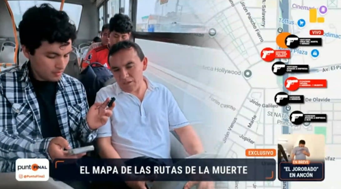 Extorsión al transporte público: ‘Mapa de la muerte’ identifica los distritos y avenidas de Lima donde se concentran los ataques a buses