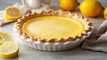 La torta helada de crema