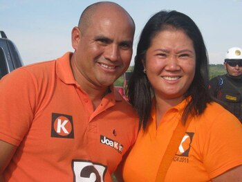 Keiko Fujimori y Joaquín Ramírez