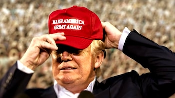 El candidato republicano Donald Trump