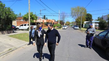 Fernando Gray y Malena Galmarini