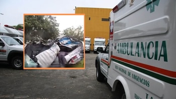 Grave accidente de una ambulancia