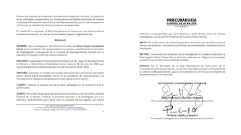 Fallo suspensión Gloria Arizabaleta Procuraduría General de la Nación Colombia - crédito Captura de Pantalla X