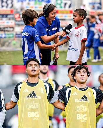Soyer y Zegarra, de rivales a amigos en la selección peruana. - Crédito: FPF