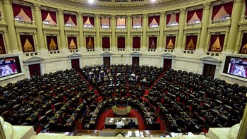 El recinto de la Cámara de Diputados semivacío (Imagen de archivo)