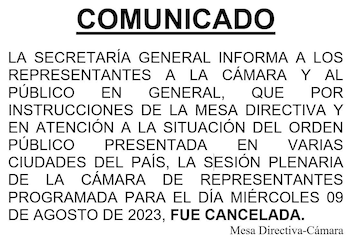 La Cámara de Representantes y