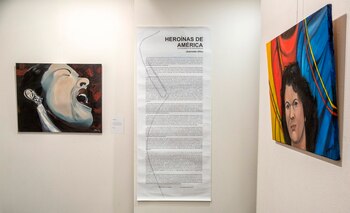 La pintora dominicana Jeannette Alfau