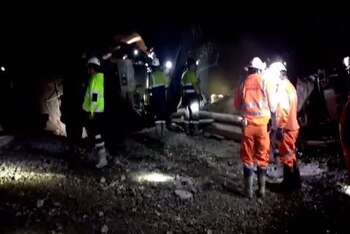 Minero permanece por más de