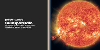 La aplicación SunSpotCalc permite calcular
