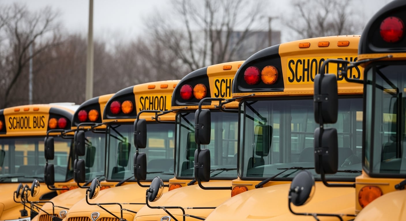 La escasez de conductores de autobuses escolares persiste en Estados Unidos pese a la suba salarial y altera traslados, horarios de clase y presupuestos distritales (Imagen Ilustrativa Infobae)