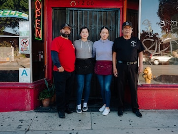 From left to right, Javier,