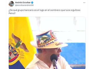 Críticas al Gobierno por cambiar su postura frente al Grupo Aval - crédito @escobarantres90/X