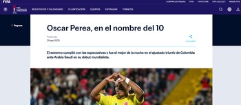 Publicación de la FIFA sobre