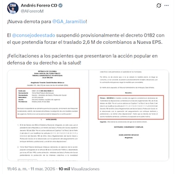 El senador electo del Centro