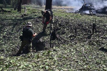 Kramatorsk - Bombardeo - Guerra Rusia Ucrania
