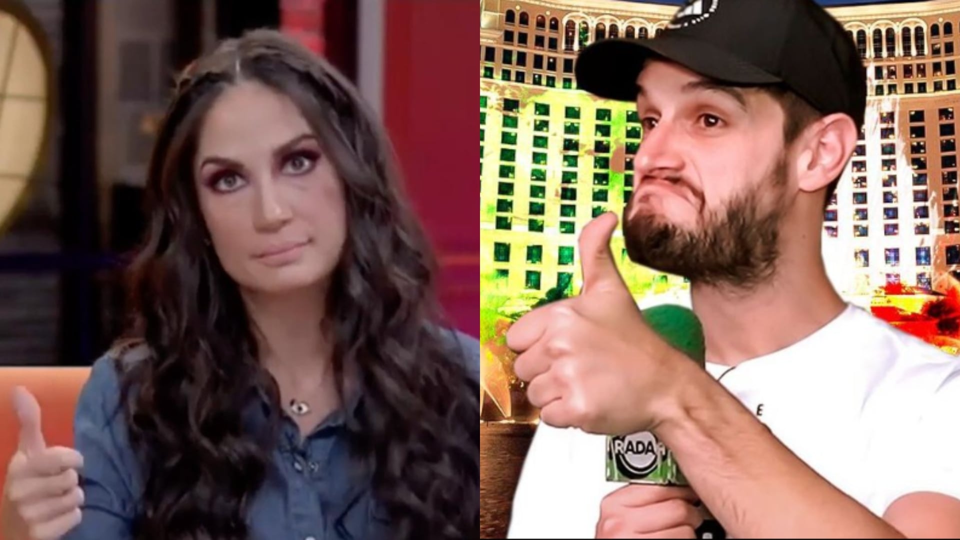 El comediante revivió conflicto con la periodista al omitirla en su saludo a medio de comunicación (Fotos: RS)