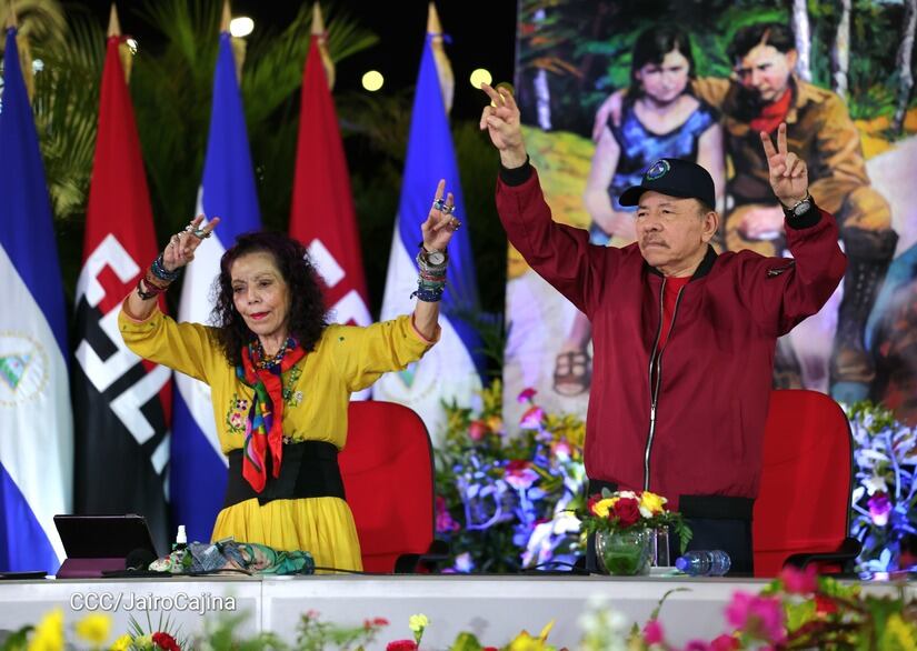 Rosario Murillo y Daniel Ortega