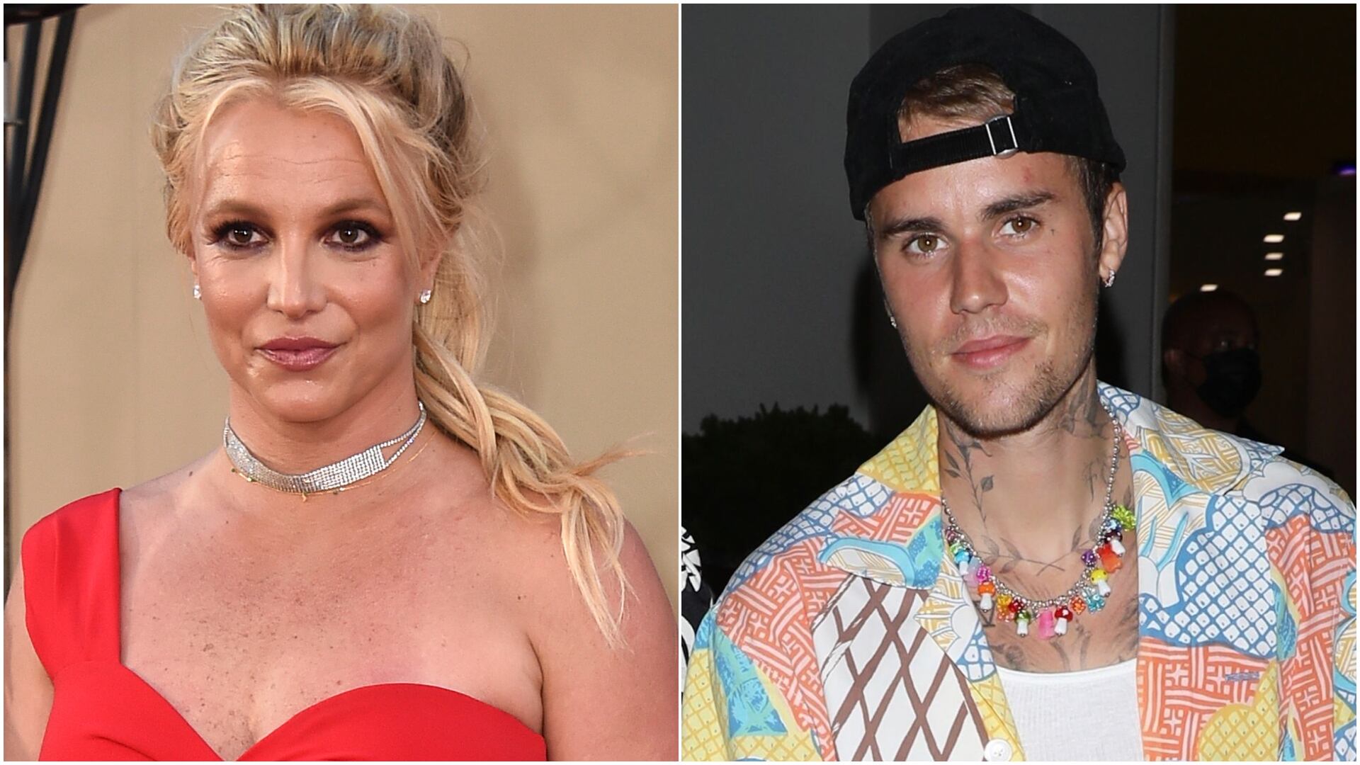 Britney Spears compartió en redes sociales una imagen de Justin Bieber y su hijo Jack Blues para expresar su apoyo frente a las críticas recibidas (AP/Grosby)