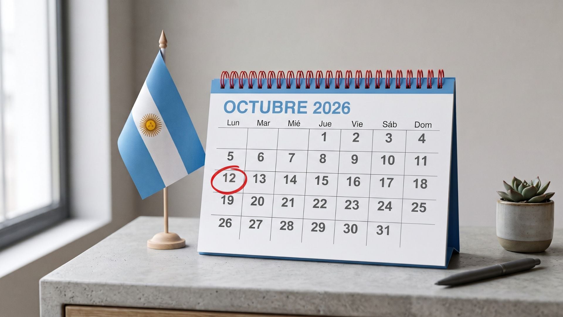 El calendario de feriados nacionales de Argentina en 2026 combina fechas inamovibles, trasladables y días no laborables con fines turísticos (Imagen Ilustrativa Infobae)