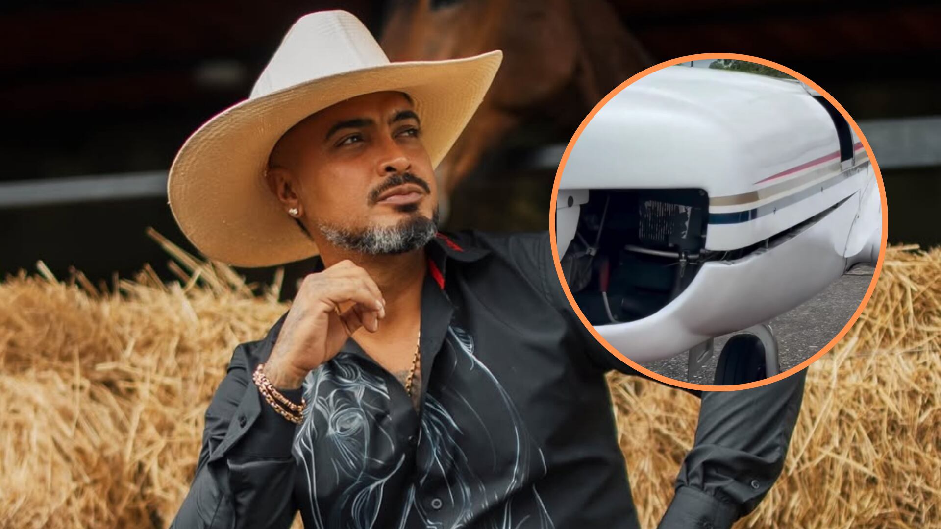 El cantante sorprendió a sus seguidores al contar cómo una falla técnica en pleno vuelo lo obligó a aterrizar de emergencia - crédito @jhonalexcastano/ Instagram