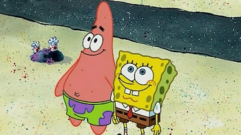 Así se verían Bob Esponja y Patricio Estrella en Dragon Ball Z