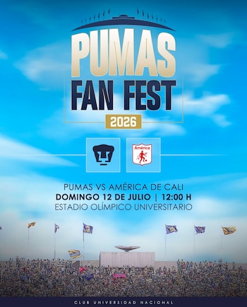 Pumas se enfrentará al América de Cali. (Instagram: Pumas Mx)