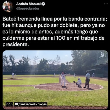 AMLO béisbol