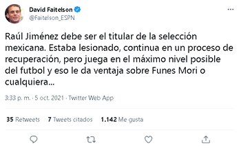 Jiménez regresó a la Selección