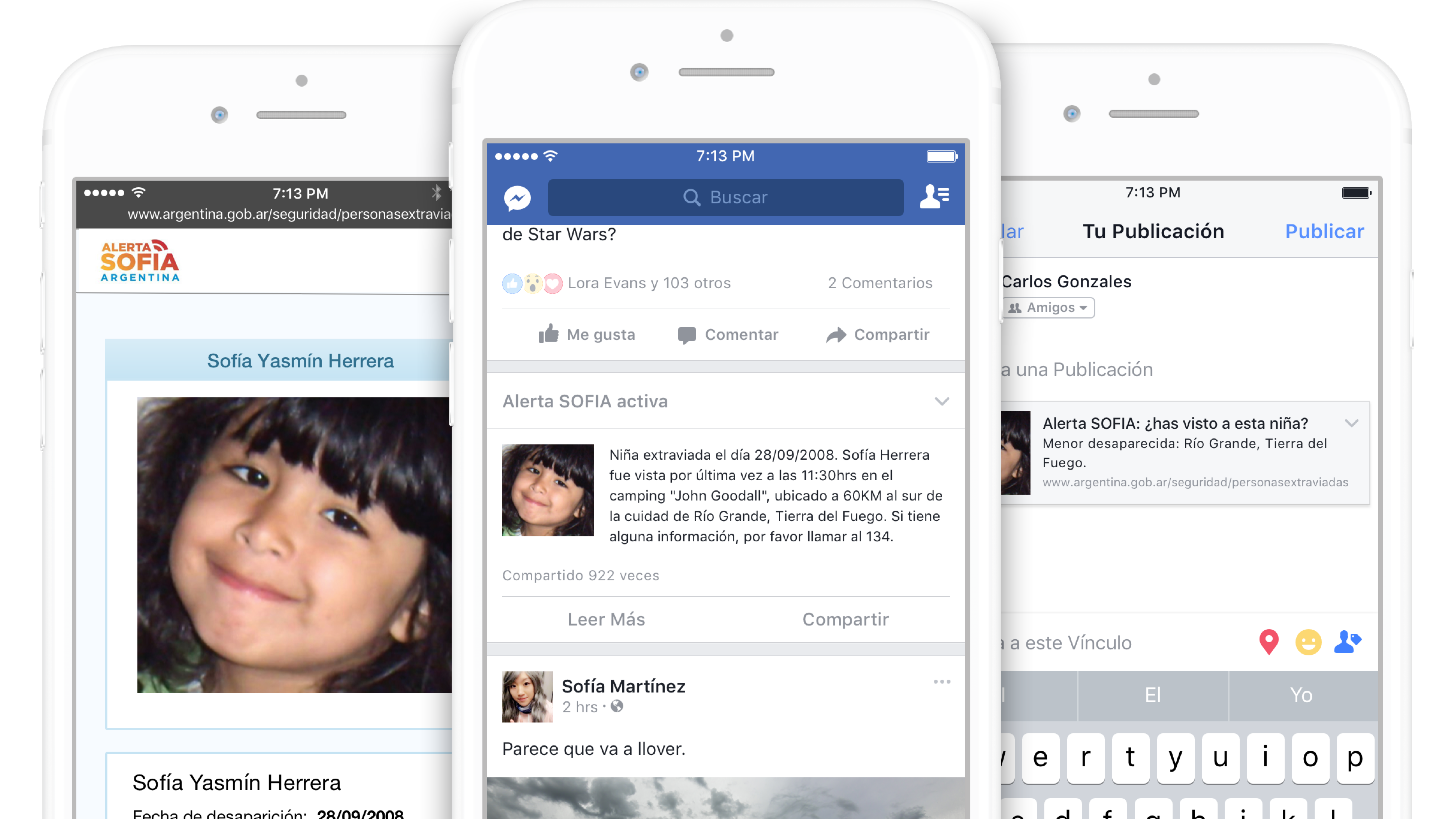 Este es un sistema de emergencia en Argentina que se activa en casos de menores desaparecidos en alto riesgo