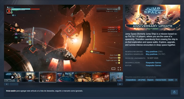 Steam identifica a Sea of Thieves: 2026 Edition, Diablo IV, Last Flag y Jump Space como títulos disponibles para jugar gratis de forma temporal. (Steam )