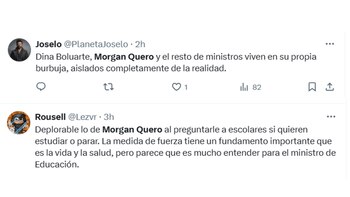 Críticas a Morgan Quero.