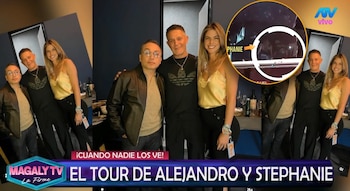 Alejandro Sanz y Stephanie Cayo: