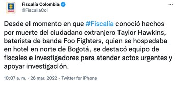 Fiscalía informó que procederá con