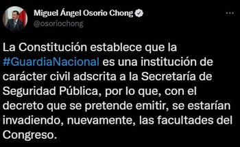Osorio Chong PRI Guardia Nacional