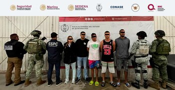 Los colombianos detenidos en Quintana