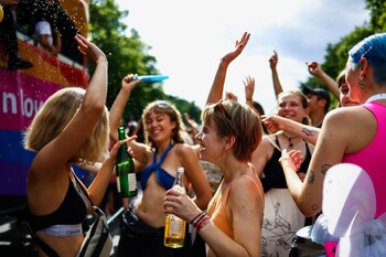 Asistentes a la Marcha del