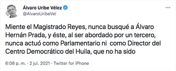 Trino de Álvaro Uribe